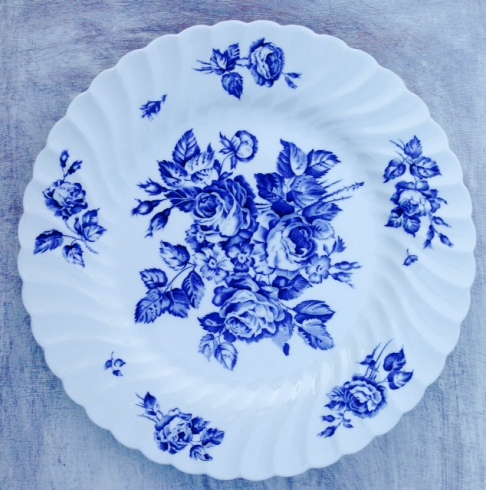 floral plate
